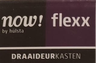 Now flexx by hulsta kasten, ladeblok draaideur, schuifdeur, logo